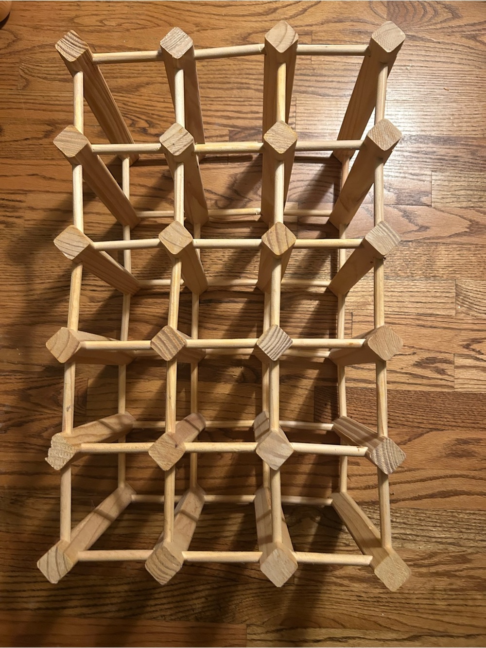Brown Wooden Shelf - Great for Organizing Shoes in Small Spaces